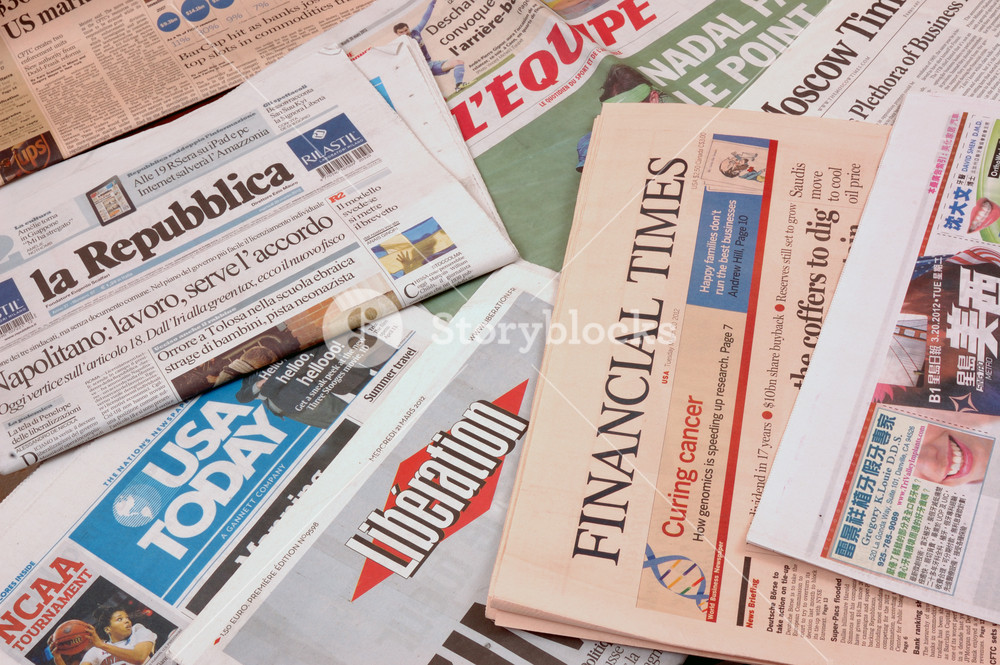 Newspapers from around the world