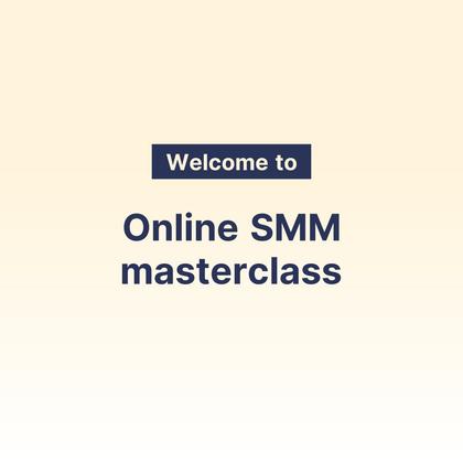 Online Masterclass Intro