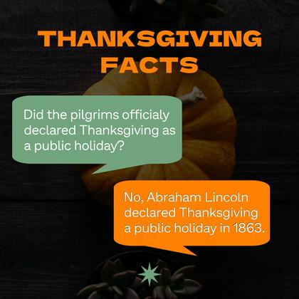 Thanksgiving Facts