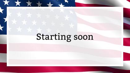 Starting Soon — US Flag Theme